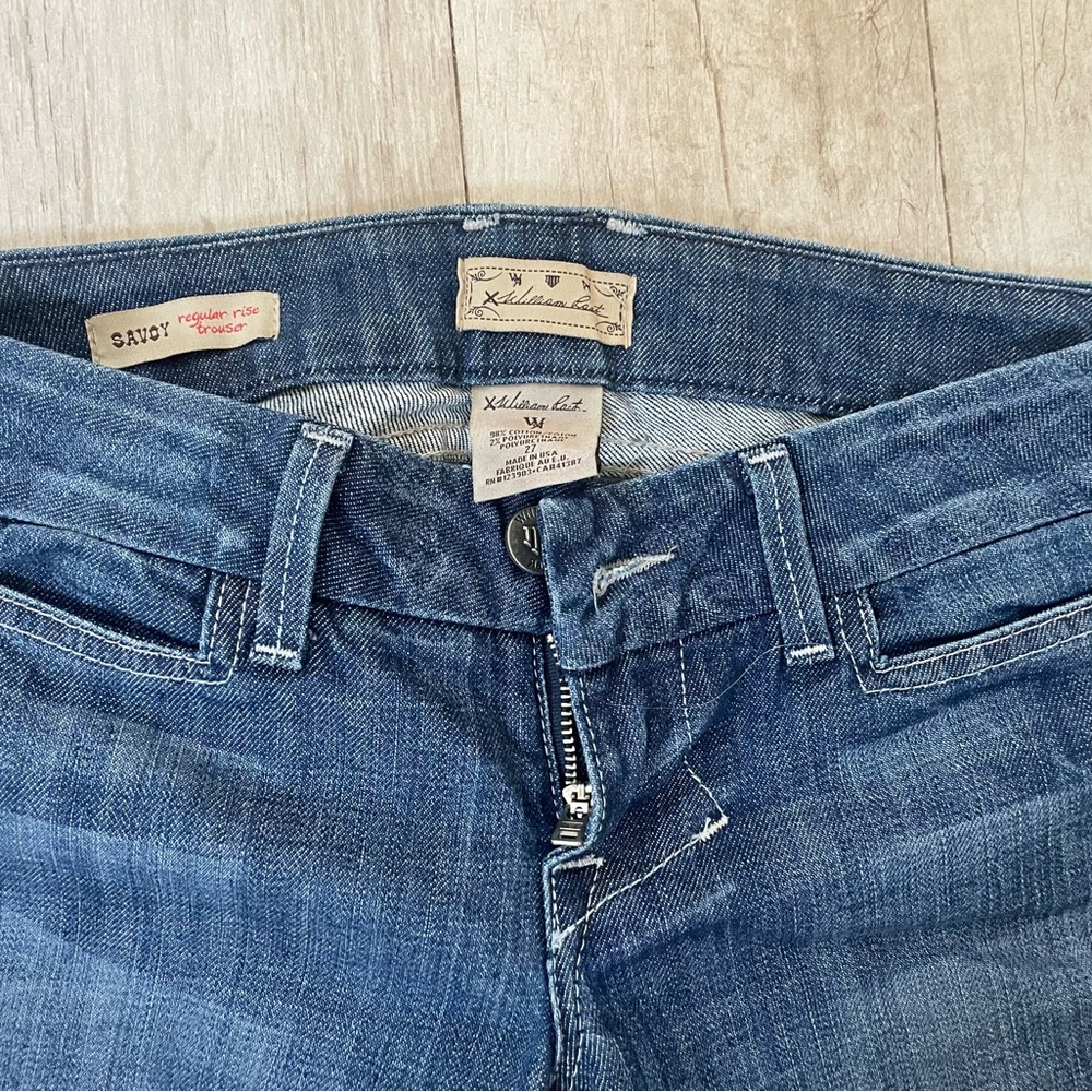 William Rast Savoy Blue Boot Cut Leg Jeans - Y2K Vintage Size 27 - Picture 3 of 6